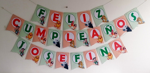 Imagen 3 de 9 de Platos Y Vasos La Granja De Zenón Descartable Personalizados
