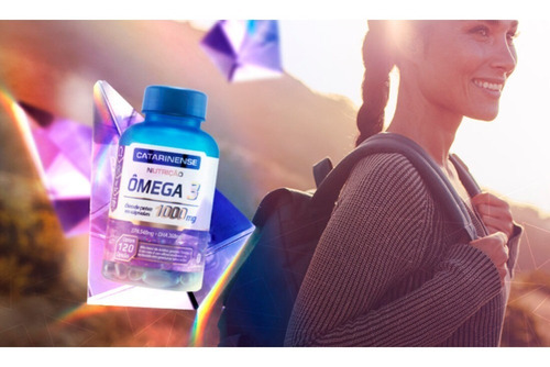 Ômega 3 (5 Un) Catarinense 1000mg Original C/120 Caps Cada