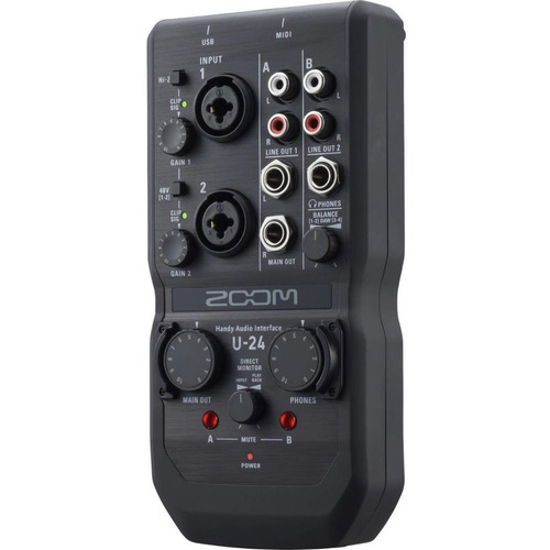 Interfaz de audio Zoom U-24 100V/240V