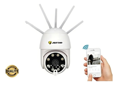 Wifi Ip Camera Ipc360 Wireless Sem Fio Speed Dome Full Hd Nf Branco