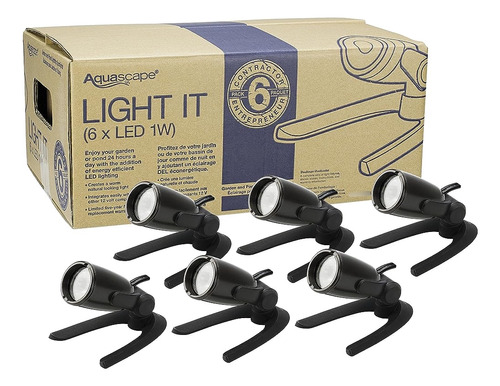 Aquascape Led Garden And Pond Lighting Six (6) Pack 84045