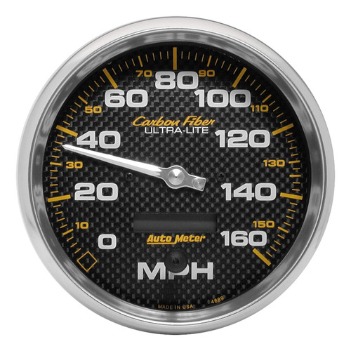 Auto Meter 4889 Fibra De Carbono In-dash Speedmetro Elctrico