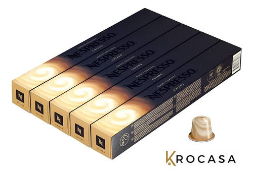 50 Capsulas Nespresso Chiaro Barista Original + Envio Gratis