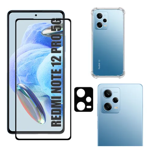 comprar Kit Para Redmi Note 12 Pro 5g - Película 3d + Capa + Câmera