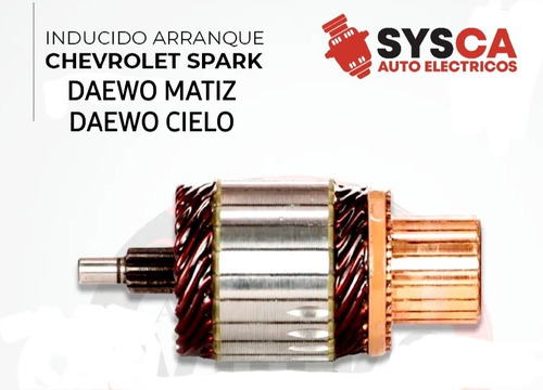 Inducido De Arranque Spark/daewo Matiz,cielo / Chery Qq