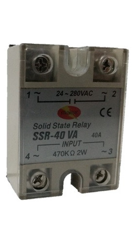 Rele De Estado Solido Ssr-va 40 Amp 470 Kohm 2w 24/380v