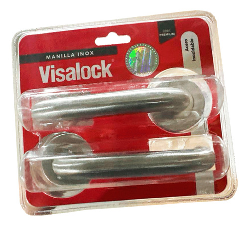 Cerradura Manilla De Puerta Visalock Acero Inoxidable Vl4146
