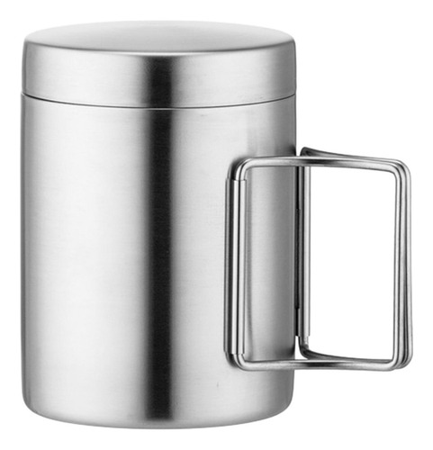 Taza De Acero Inoxidable For Acampar, Taza De Té Con 400ml