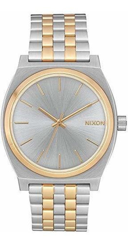 Time Teller A045 - Plata - Oro - Reloj De Moda Analógico Res