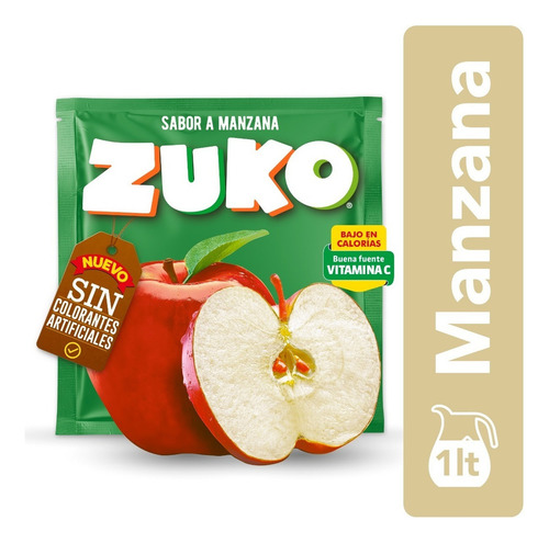 Pack 10 Sobres Jugo En Polvo Zuko 20g - Elige Tu Sabor