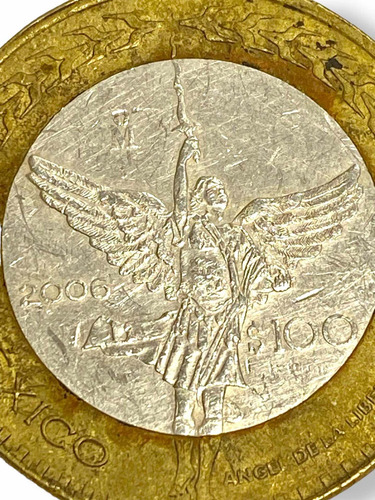 Moneda Bimetálica De 100 Pesos Estado De Chihuahua Año 2006 (Usado)