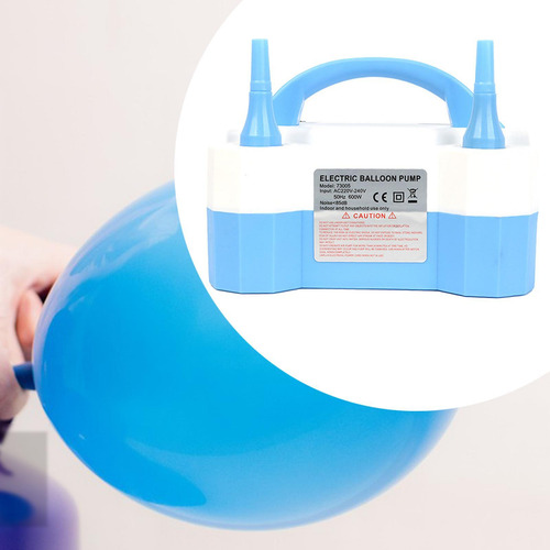Bomba De Aire Para Inflar Globos, Juguete, Dos Boquillas,