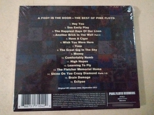 Cd Pink Floyd - A Foot In The Door - The Best