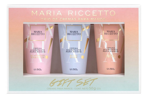 María Riccetto® Gift Set De 3 Deliciosas Cremas Para Manos