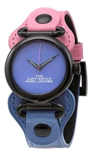 Reloj Marc Jacobs Original The Cuff Blue Pink