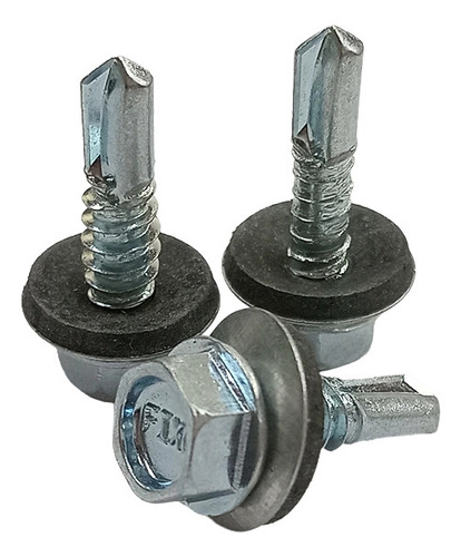 Tornillo Mecha Vulcanizada 14x1 X100u Arandela De Goma