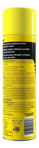 Branqueador de pneus Meguiars Insane Shine Foam G210419, cor preta