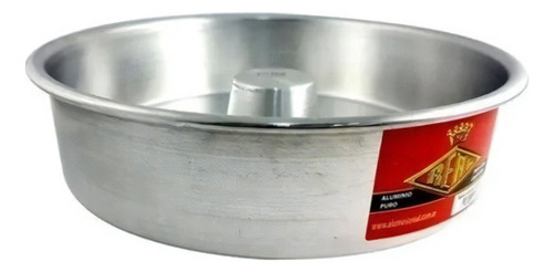 Molde Savarín Bajo Aluminio N26 Real Color Gris