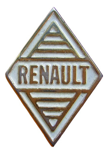 Renault Gordini - Insignia Rombo De Torpedo Metalica