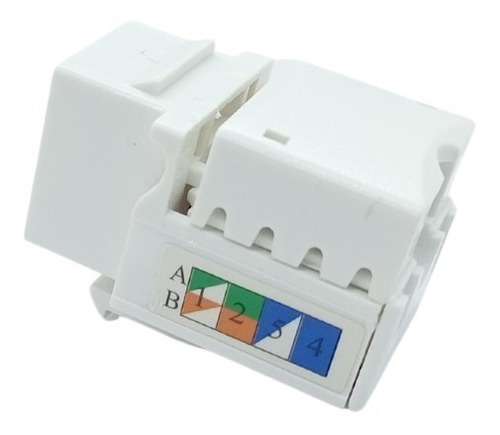 Imagen 4 de 4 de Jack Coupler Rj45 Cat5e Hembra Conectores Rj45 Cable De Red