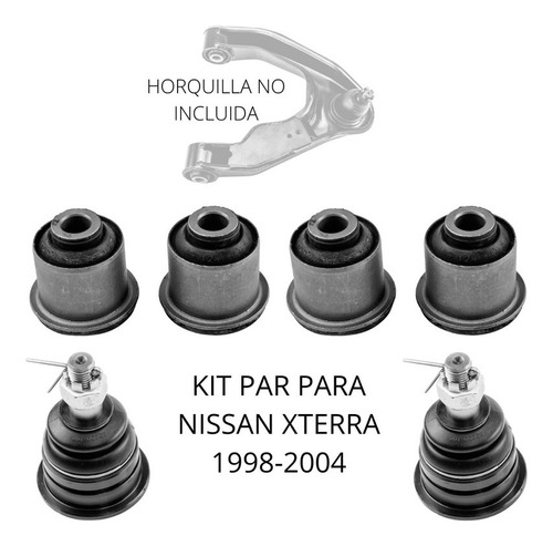 Kit Bujes Y Par Rotulas Para Nissan Xterra 1998-2004