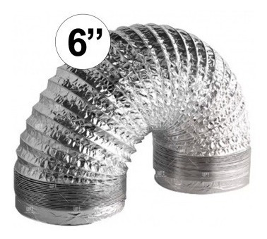 Imagen 2 de 10 de Conducto Ducto 6 Pulgadas X Metro Extracción Indoor Cogoshop