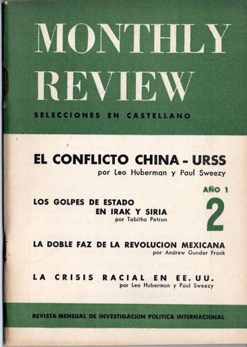 Monthly Review Nr. 2 - Año 1 - Agosto-setiembre 1963 (0k)