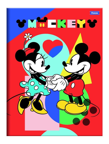 Caderno Brochura Universitário Mickey Mouse