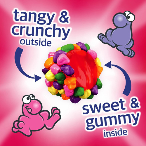Nerds Gummy Clusters Rainbow 85g Racimos Con Centro Caramelo