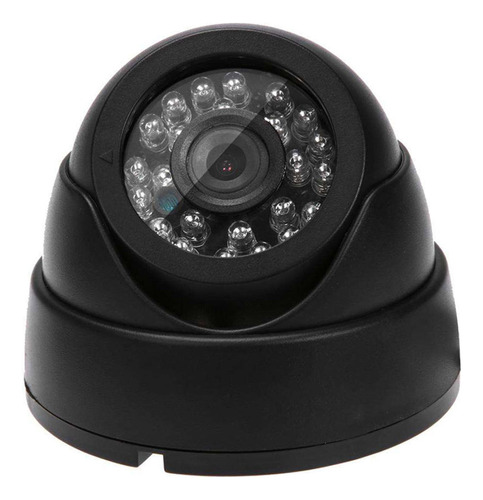 Cámara De Seguridad Cctv Black Dome Con Cámara De 2.0 Mp Ir-