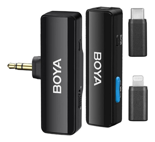 Microfono Boya Boyalink A1 Usb-c + Lightining + 3.5mm Trs Nc