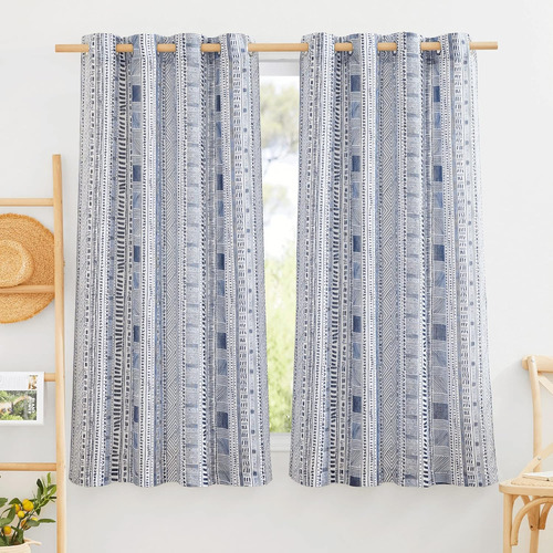 Stangh Cortinas Transparentes De Lino Para Sala De Estar - A