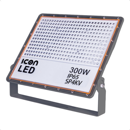 Luminario Icon Led Reflector 300w 5000k 100-277v Ip65 Gris Color de la luz Blanco neutro