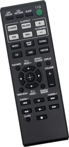 Control Remoto Audio Para Sony  Mhc Gpx88 Gpx555 Rm-amu199