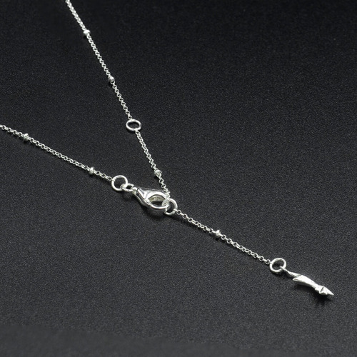 Cadena Especial Para Dije En Plata De Ley Ajustable De 50cm