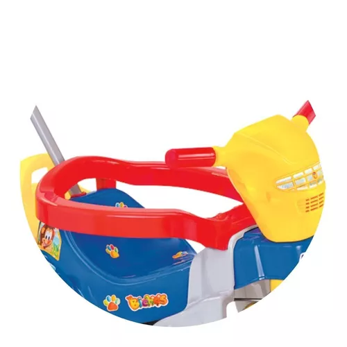 Triciclo Infantil Magic Toys Tico-Tico Bichos com Som - Azul