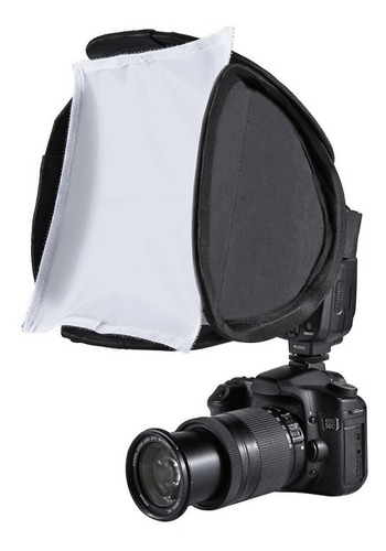 Difusor Para Flash Softbox 23cm Plegable Canon Nikon Puluz