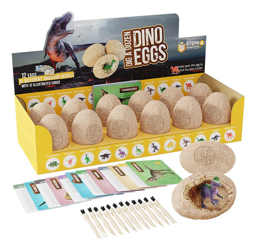 Cava Una Docena De Kit De Huevos De Dinosaurio - Abre 12 Hue