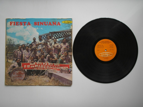 Lp Vinilo Banda 19 De Marzo De Laguneta Fiesta Sinuana 1976