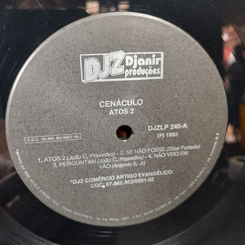 Imagem 4 de 6 de Lp Vinil Cenáculo Actos 2 Volume 3 Bom Estado.