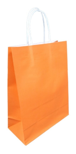 Imagen 7 de 10 de Bolsa De Papel Kraft Grande Marrón O Crudo Regalo, Cotillón.