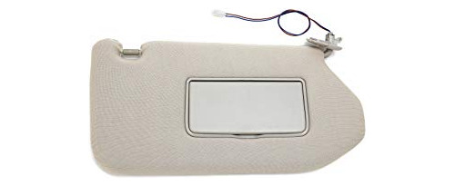 Passenger Side Sun Visor Right Side Tan With Lamp - Compatib