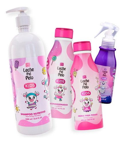 Kit Megakids Leche Pal Pelo - mL a $85