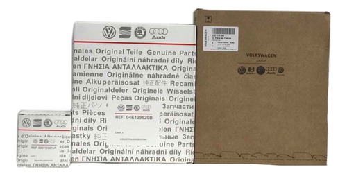 Kit 3 Filtros Original Volkswagen Polo 1.6 2018 Cola Corta