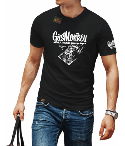 Polera-gas Monkey Garage #1