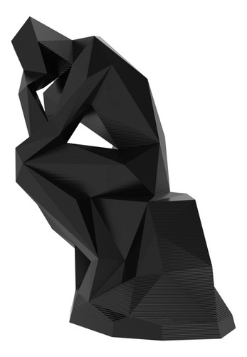 Estátua O Pensador Decoração The Thinker 20cm