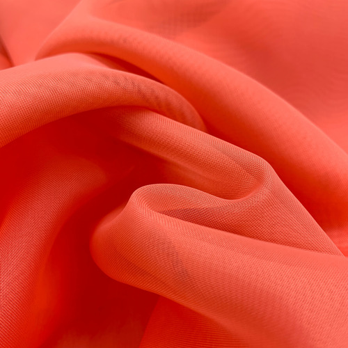 Tela Voile 1 Metro X 3,0 Ancho Ideal Cortinas Decoracion Coral Liso