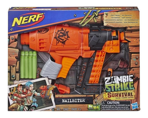 Nerf Zombie Strike Survival System Nailbiter Blaster