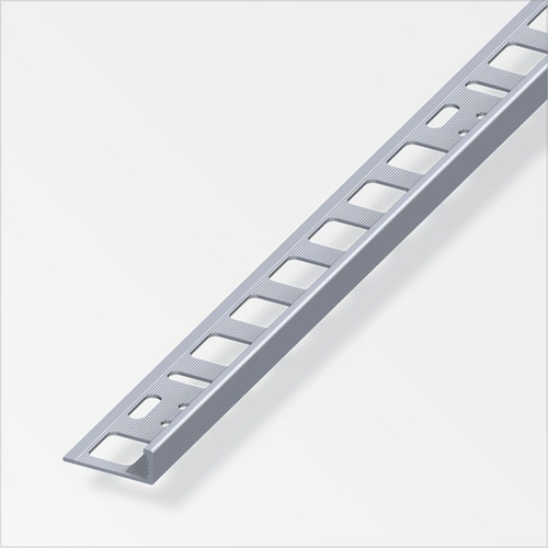 10 Perfiles De Aluminio Angular (altura 12.5mm) Piso Y Pared