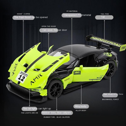 Modelo De Coche De Simulación 1:32 Vulcan Track Edition